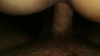 Cummed wifey with close up finish