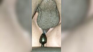 big black cock ejaculates into my ex-wife