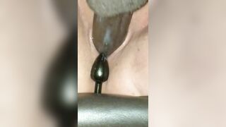 big black cock ejaculates into my ex-wife