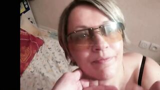 STEPSISTER A head and she swallows the cum any through