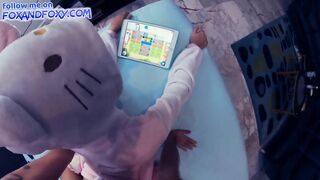 Sexsual step-daughter gets screwed into pajama