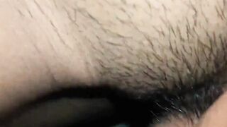 He licked my cunt and made me soak, then fuck rough
