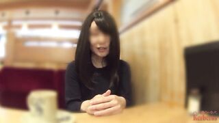 Cuckold wifey took off her panty inside the cafe