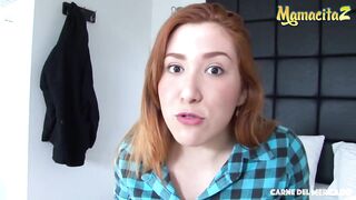 CarneDelMercado - Hispanic Ginger Teenagers Tricked Up Ride bbc after Work - MamacitaZ