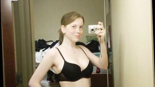 Ginger 19 year old taking selfies