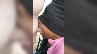 Throathoe gets it on her face again