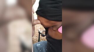Throathoe gets it on her face again
