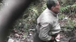 chinese Prostitute Creamed By Daddy Inside Forest