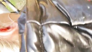 Die Latexnutte angepisst und Anal genommen