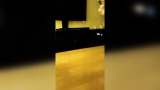 2 bimbos dance tenderly to the LP song