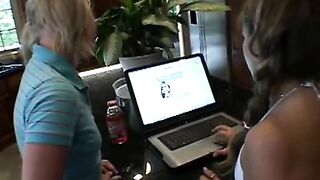 Lesbo topanga teen got sensual
