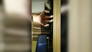 Cougar Red Head takes load into booty