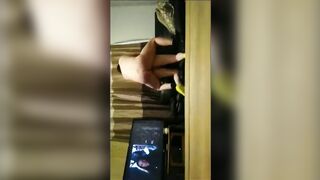Cougar Red Head takes load into booty