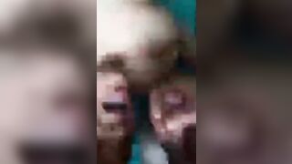 La truie nettoie et avale