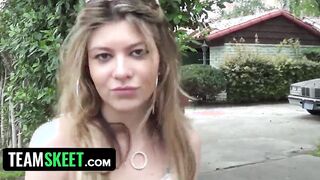 Lusty 18 Year Old Gets Filthy And Nailed Rough