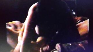 Her body continues to twitch after long climax
