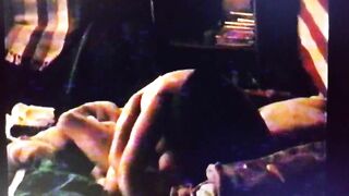 Her body continues to twitch after long climax