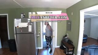 Fucking milf Booty Through Ripped Pants