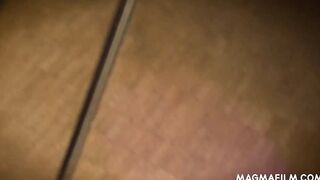 babe sub gets fake melons cumshoted