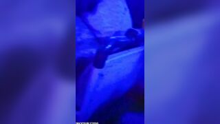 Lovers going wild on partybus. 30 people watching