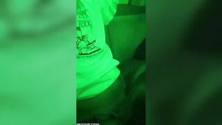 Lovers going wild on partybus. 30 people watching