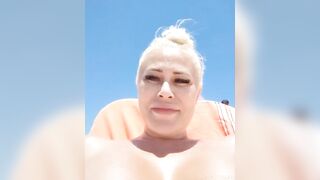 Fiance nude on the beach