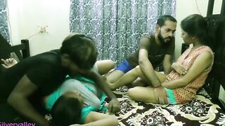 Desi GF swaping and pounded infront of each other:: With