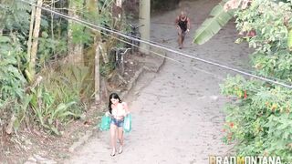 Carol Corrales called next door for coffee and gave booty and