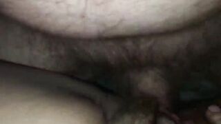Plowing my wifey and pose her with my dick