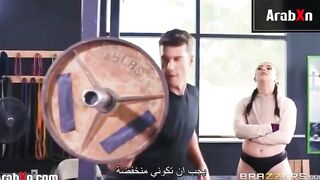 Anal inside gym sex Arabic translator