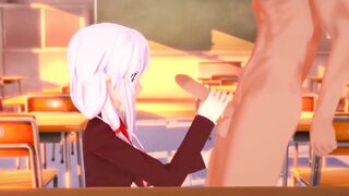 Guilty Crown - 19 Year Old Inori Yuzuriha gets creampied - 3D