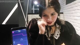 Vibrating Lingerie inside a Restaurant