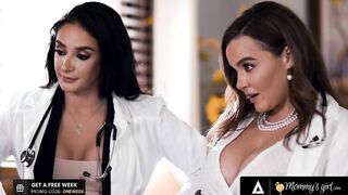 Big Titted milf Doctors On 3 Way Duty!