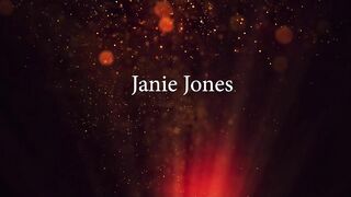 Vulgar Tight Tart Janie Jones Bangs Her Butthole With A