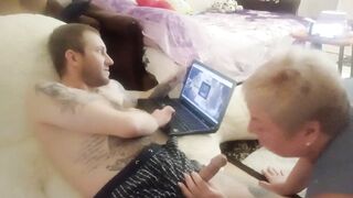 I play on the computer I got jerked off and blown