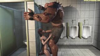 Mass Effect females getting banged! rough by grotesque 3D Monsters