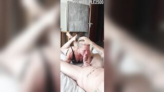 Beautiful deeply head showing off her toes, facial