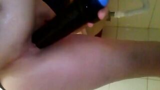 Mirelladelicia punching nice sex toy inside the booty