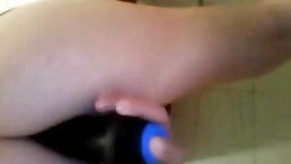 Mirelladelicia punching nice sex toy inside the booty