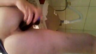 Mirelladelicia punching nice sex toy inside the booty