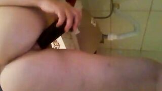 Mirelladelicia punching nice sex toy inside the booty