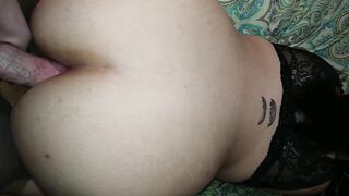 SandN420 Huge Booty Hispanic Gets Her Asshole Fuck and Creamed