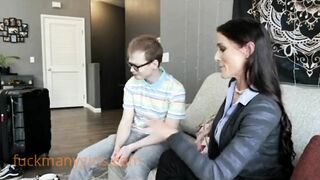 sexy GILF spends a weekend with step grandson