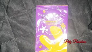 My first experience using a female condom with Alex Lima
