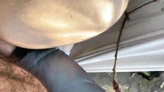Fresh air banged! for vulgar fat faggot and it gets