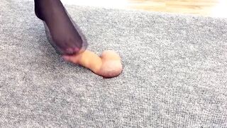 Lover Jerks Penis On Milking Board