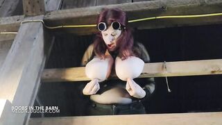 Long hooters inside barnyard frolics