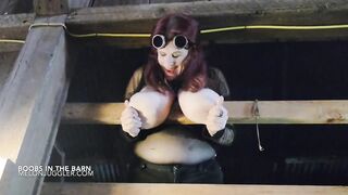 Long hooters inside barnyard frolics