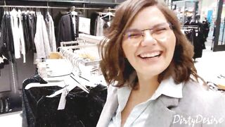 Bj into the chaning room - shopping inside the mall