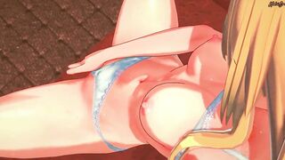 Yumina Belfast massage her vagina until she orgasms - Inside